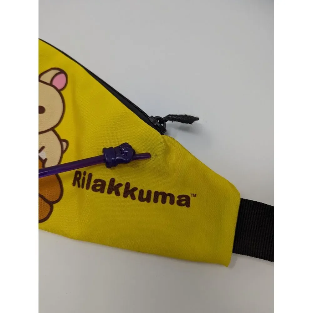 Rilakkuma San-X Sling Bag Crossbody Pack Yellow Mcdonalds Sanrio Kiiroitori‎